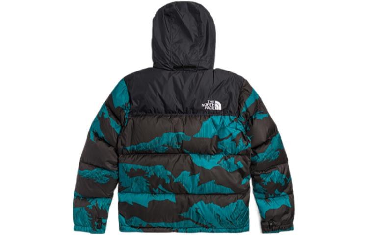 The North Face Retro Nuptse Jacket Blue Black