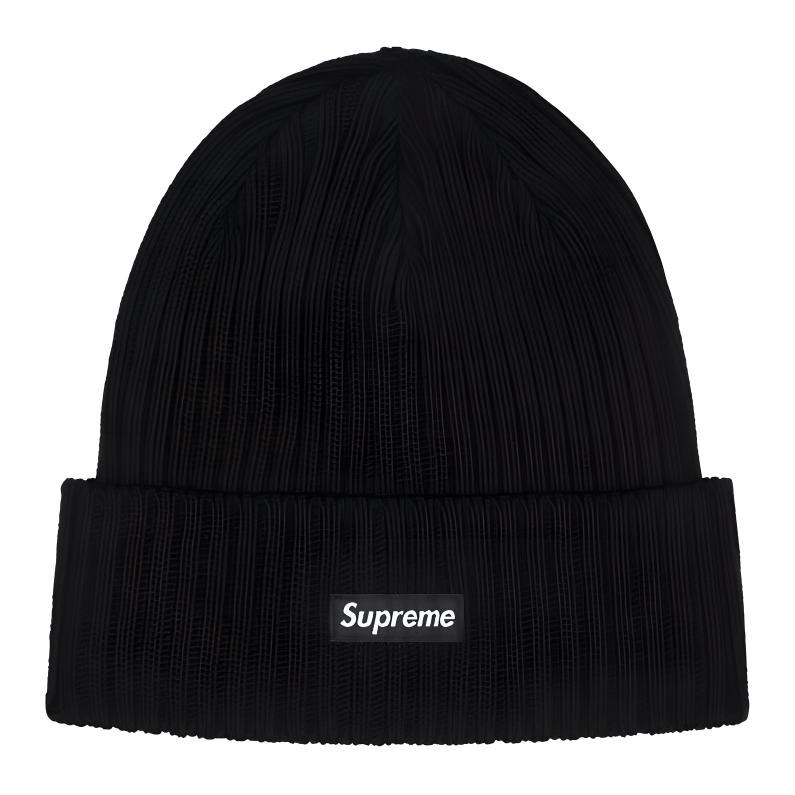 Supreme Overdyed Beanie Black