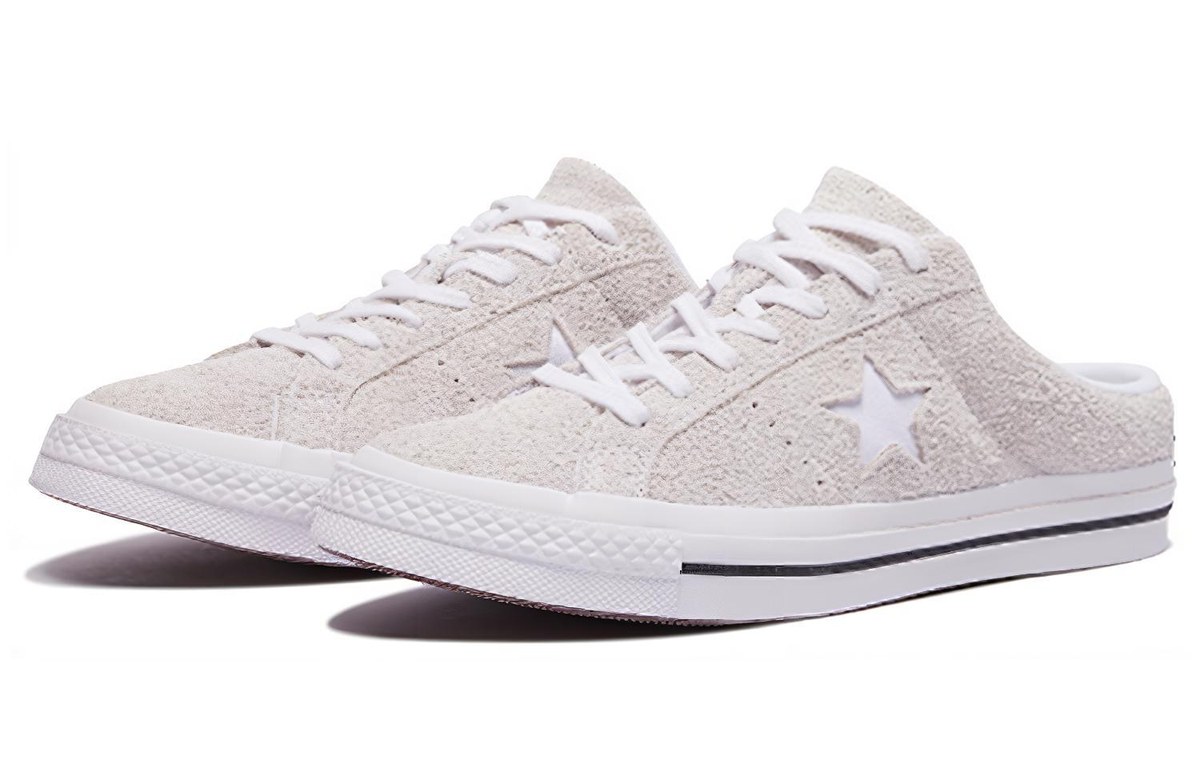 Converse One Star Mule White
