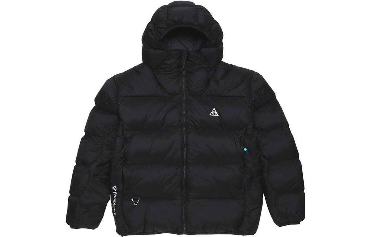 Nike ACG Logo Print Hoodie Jacket Black