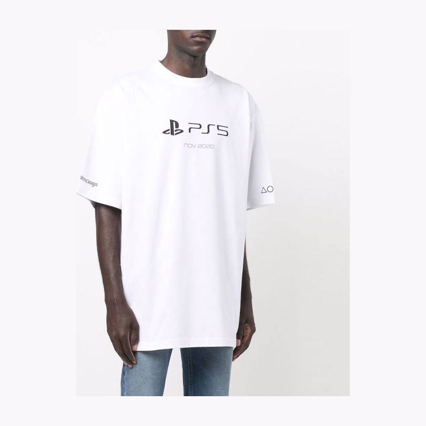 Balenciaga x PlayStation PS5 T-Shirt White