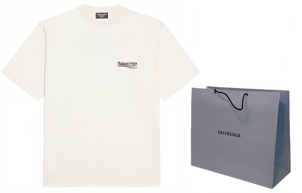 Balenciaga Political Campaign T-Shirt White