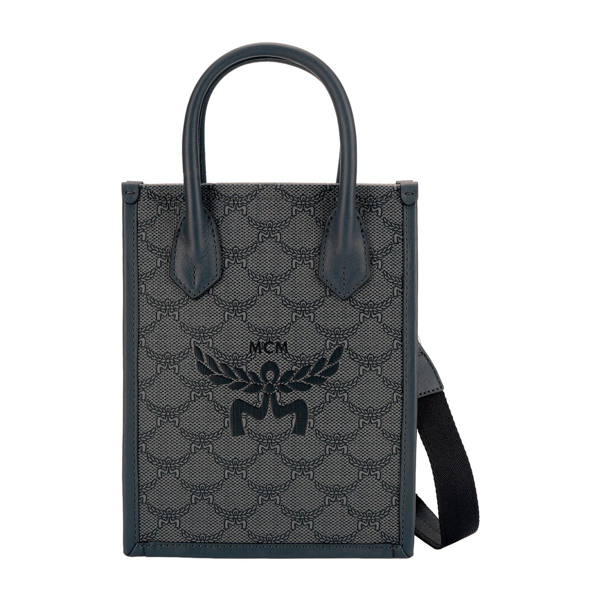 MCM Himmel Lauretus AW24 Tote Bag Deep Grey
