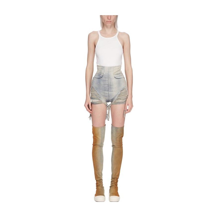 Rick Owens DRKSHDW SS24 Denim Shorts