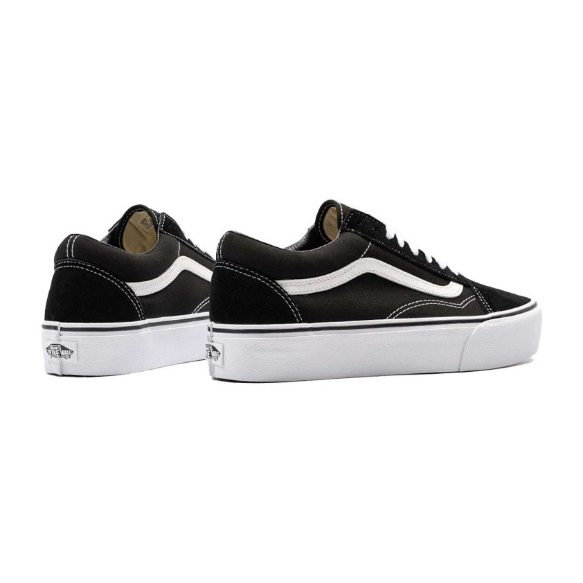 Vans Old Skool Platform Black White