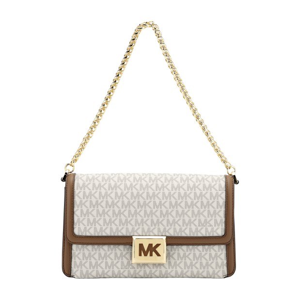 Michael Kors Sonia Vanilla White Acorn Brown