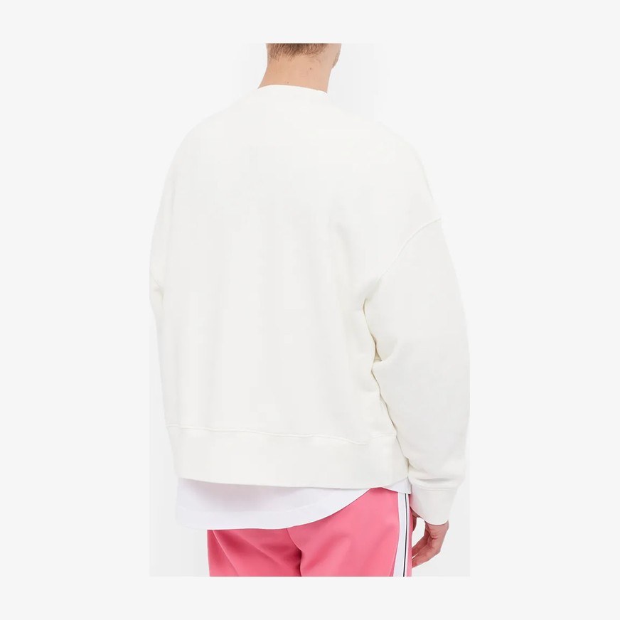 Palm Angels Decapitated Bear Crewneck White