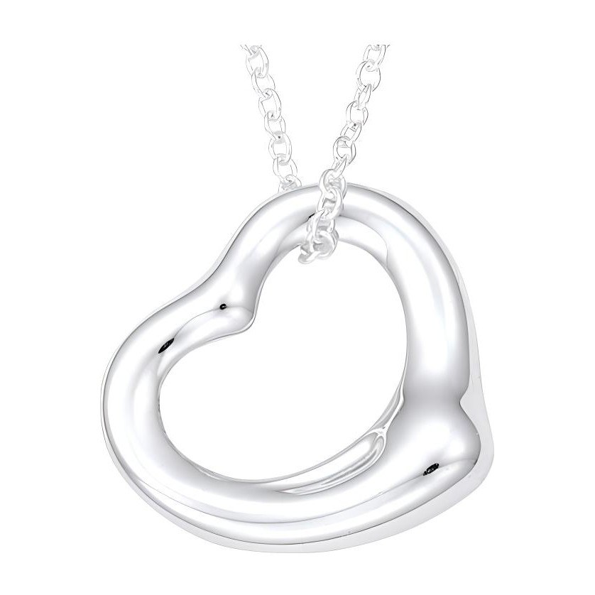 Tiffany & Co. Elsa Peretti Open Heart Necklace