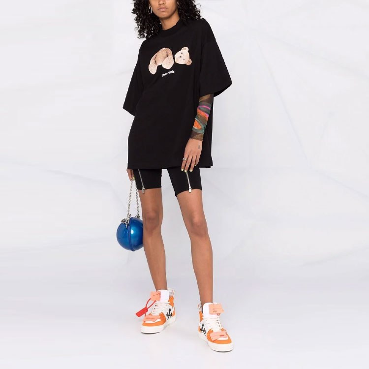 Palm Angels Decapitated Bear Logo T-Shirt Black