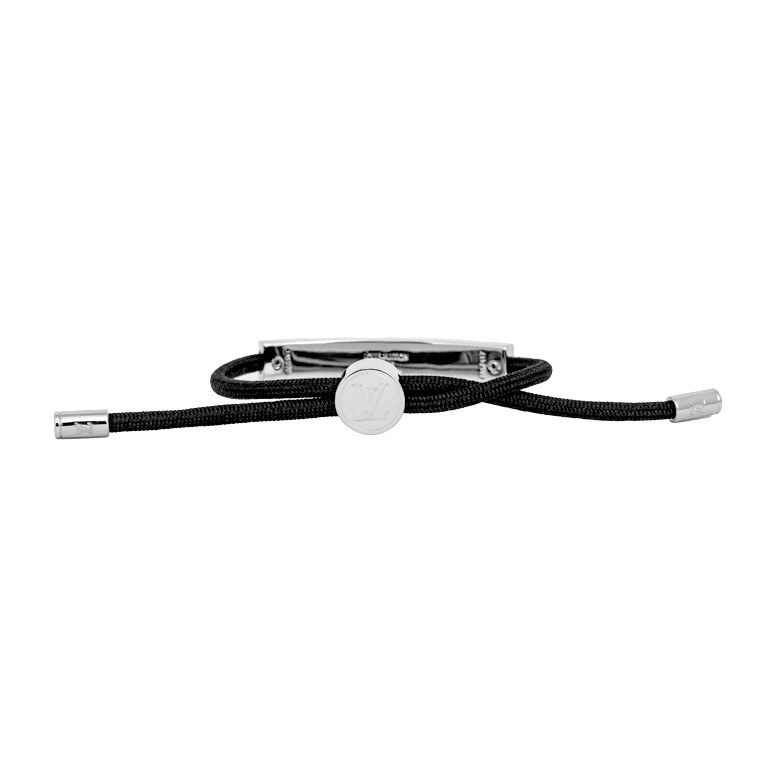 Louis Vuitton LV Space Adjustable Brass Bracelet Black