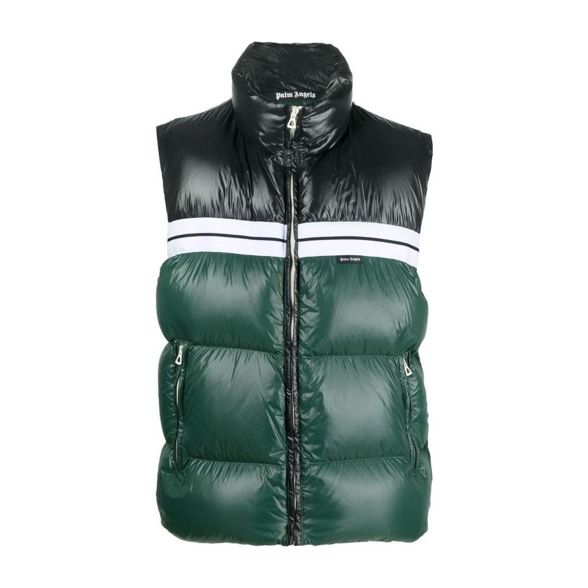 Palm Angels FW22 Puffer Vest Green