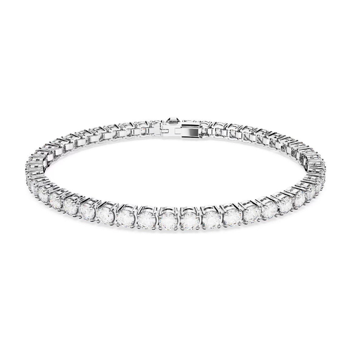 Swarovski Matrix Tennis Bracelet Silver