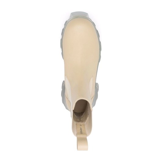 Rick Owens Chelsea Boots Beige