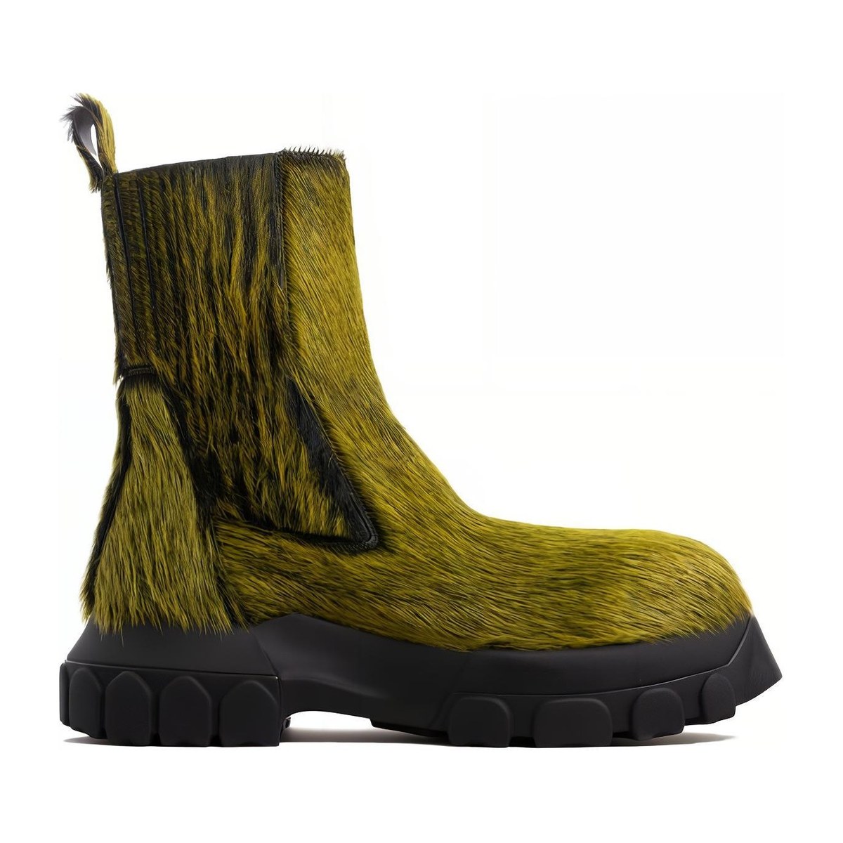 Rick Owens DRKSHDW Chelsea Boots Green