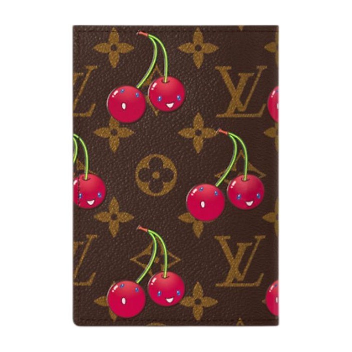 Louis Vuitton x Takashi Murakami Couv.Passeport Cherry Series
