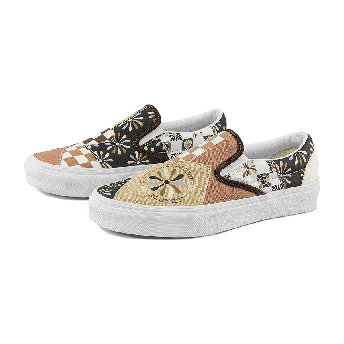 Vans Slip-On Brown White