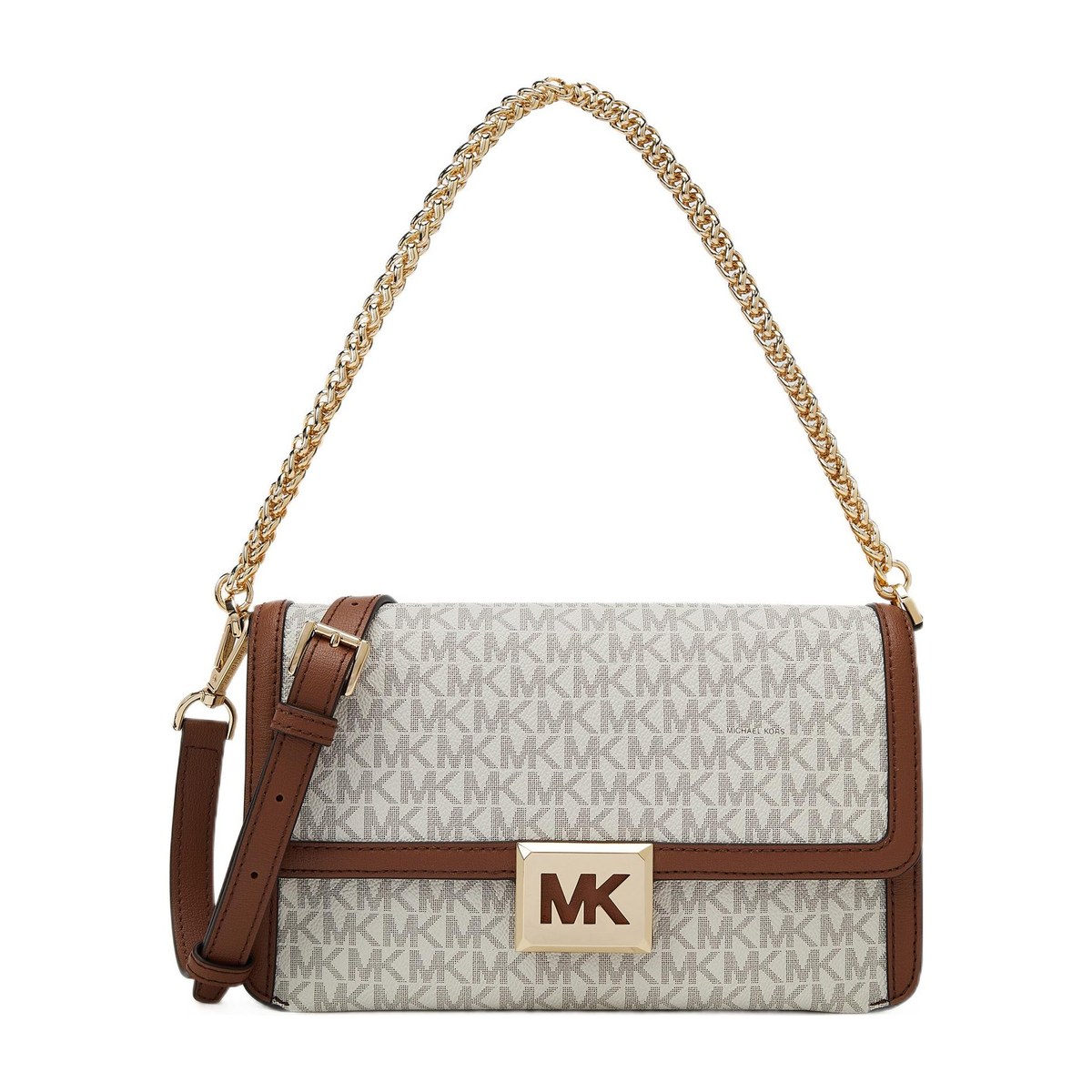 Michael Kors Sonia Vanilla White Acorn Brown