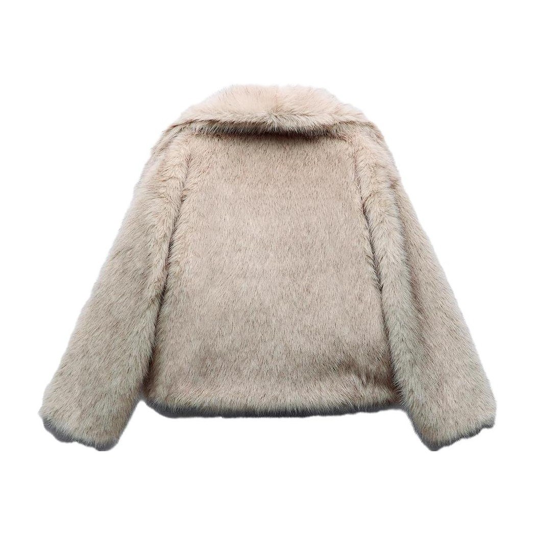 ZARA Cardigan Fur White