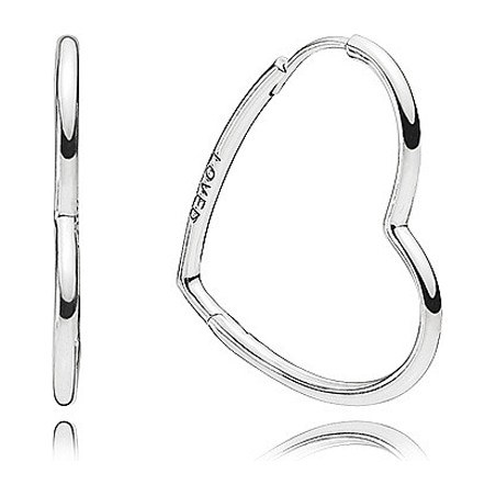 Pandora Playful Heart 925 Silver Earrings