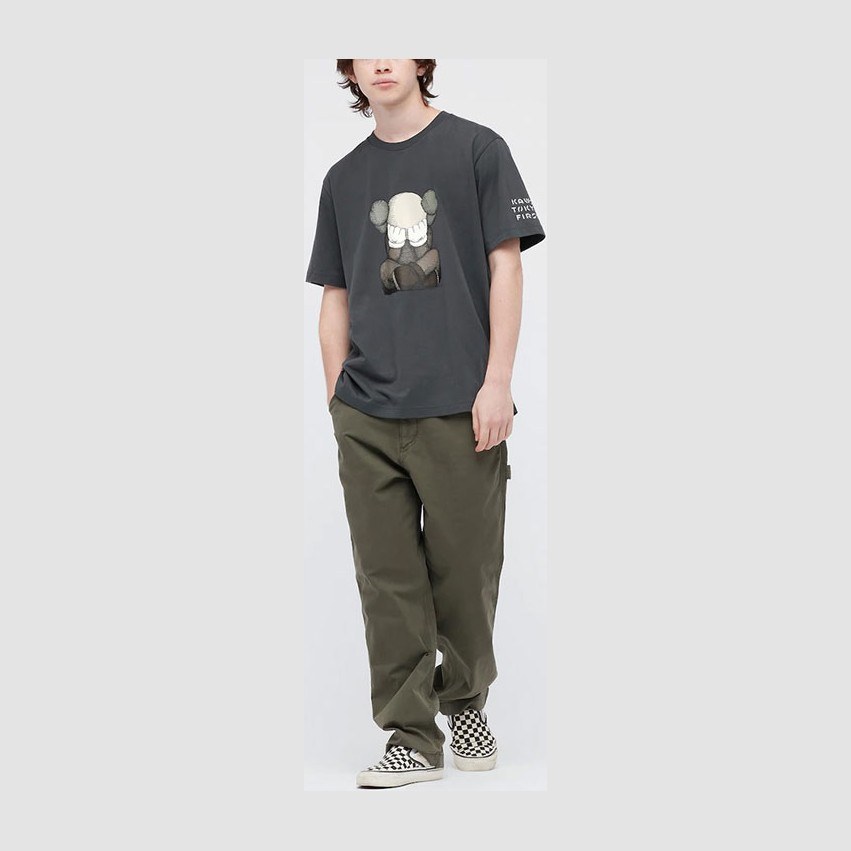 UNIQLO x KAWS Graphic Tee Dark Grey