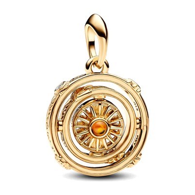 Pandora Game of Thrones Rotating Star Disc Charm Gold