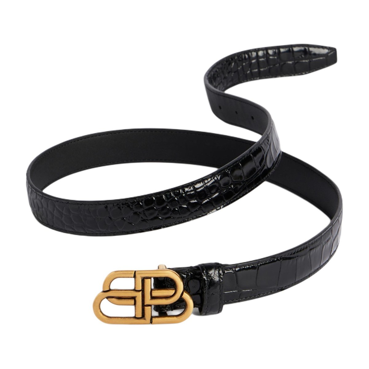 Balenciaga BB Smooth Buckle Belt