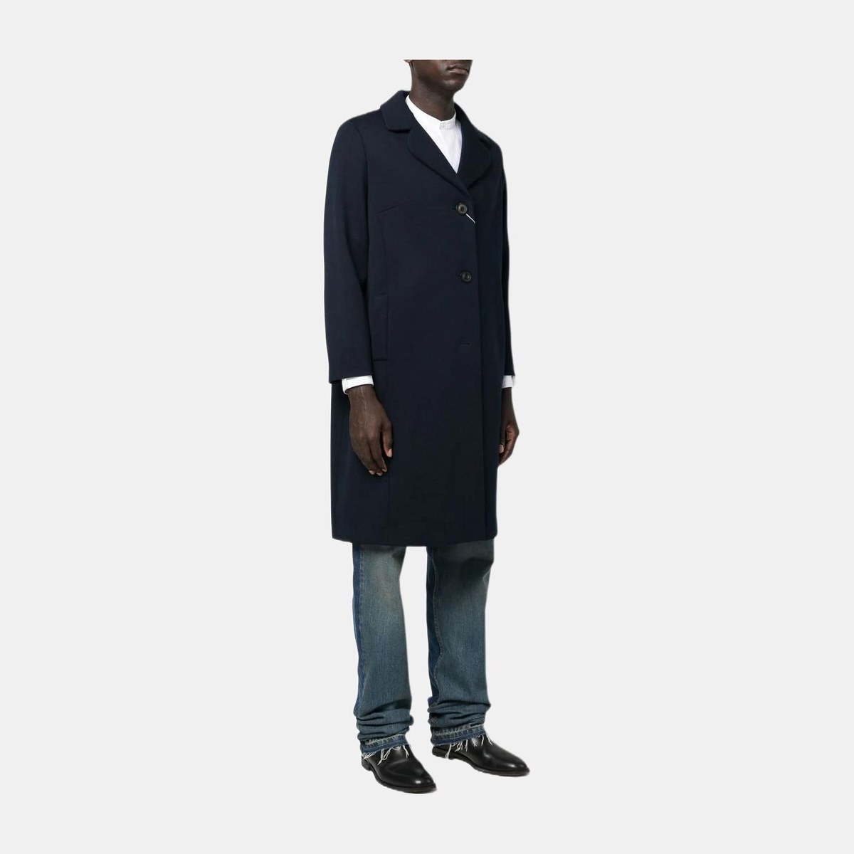 Maison Margiela FW22 Navy Coat