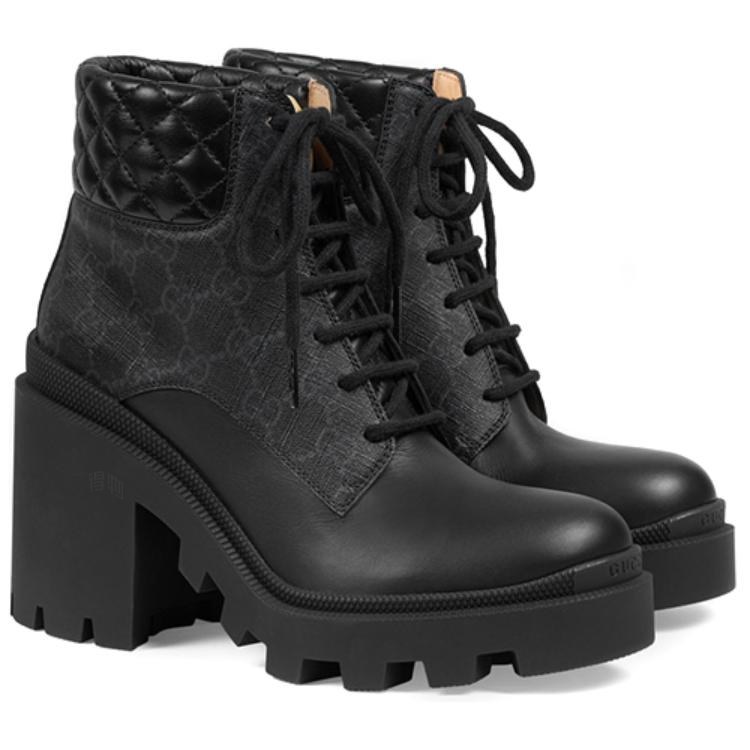 Gucci GG Fashion Ankle Boots Black