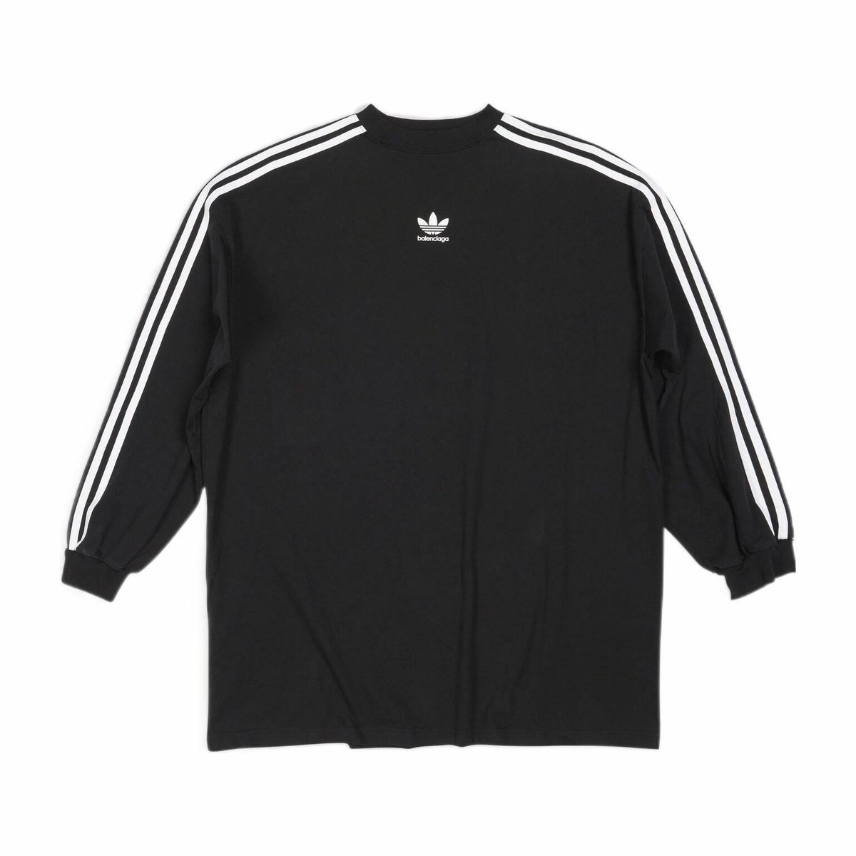 Balenciaga x adidas Logo Print Crewneck T-Shirt Black