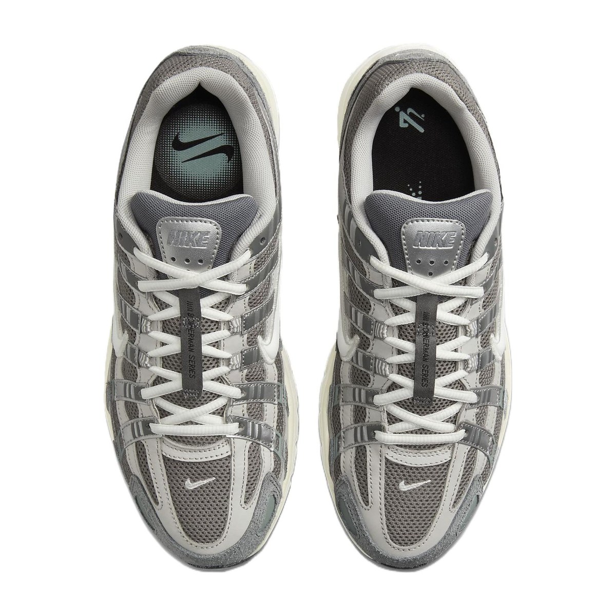 Nike P-6000 White Silver