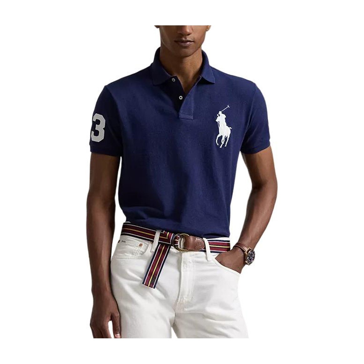 Polo Ralph Lauren Classic Embroidered Polo Shirt Blue