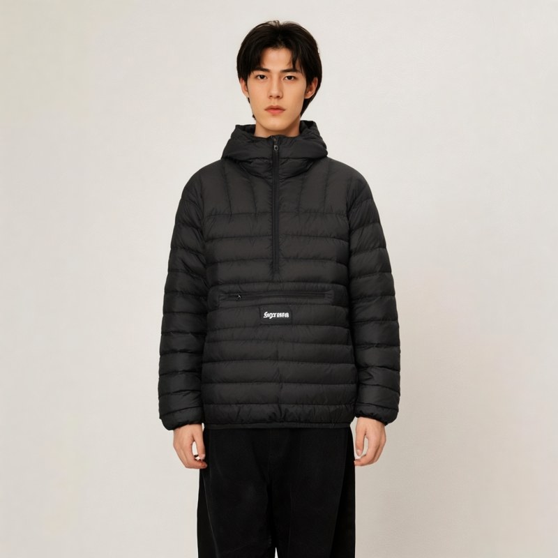 Supreme Micro Down Half Zip Hooded Pullover