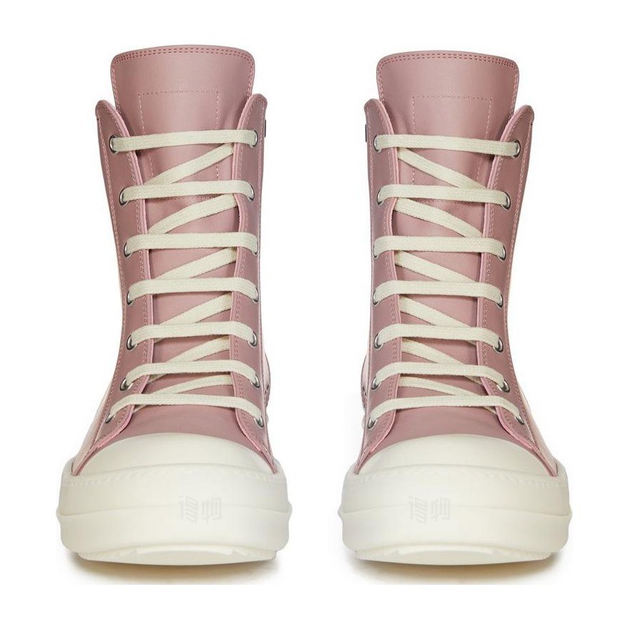 RICK OWENS RO High Top Sneakers Pink
