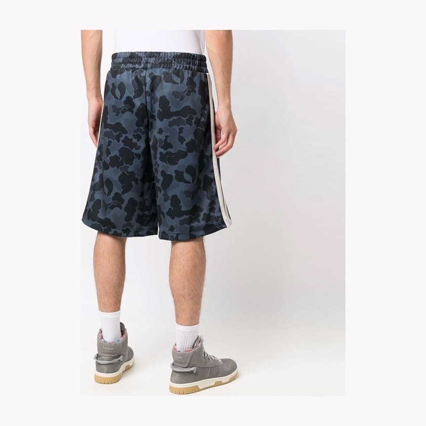 Palm Angels Camo Print Shorts Black