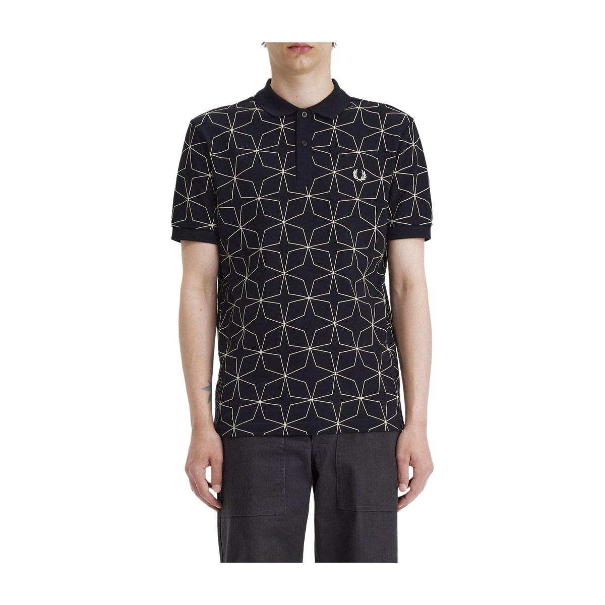 Fred Perry Polo Shirt Black