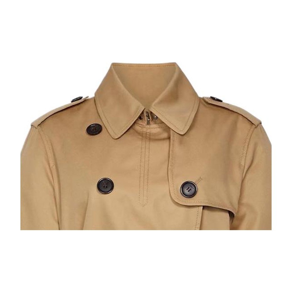 COACH Double-Breasted Trench Coat Khaki