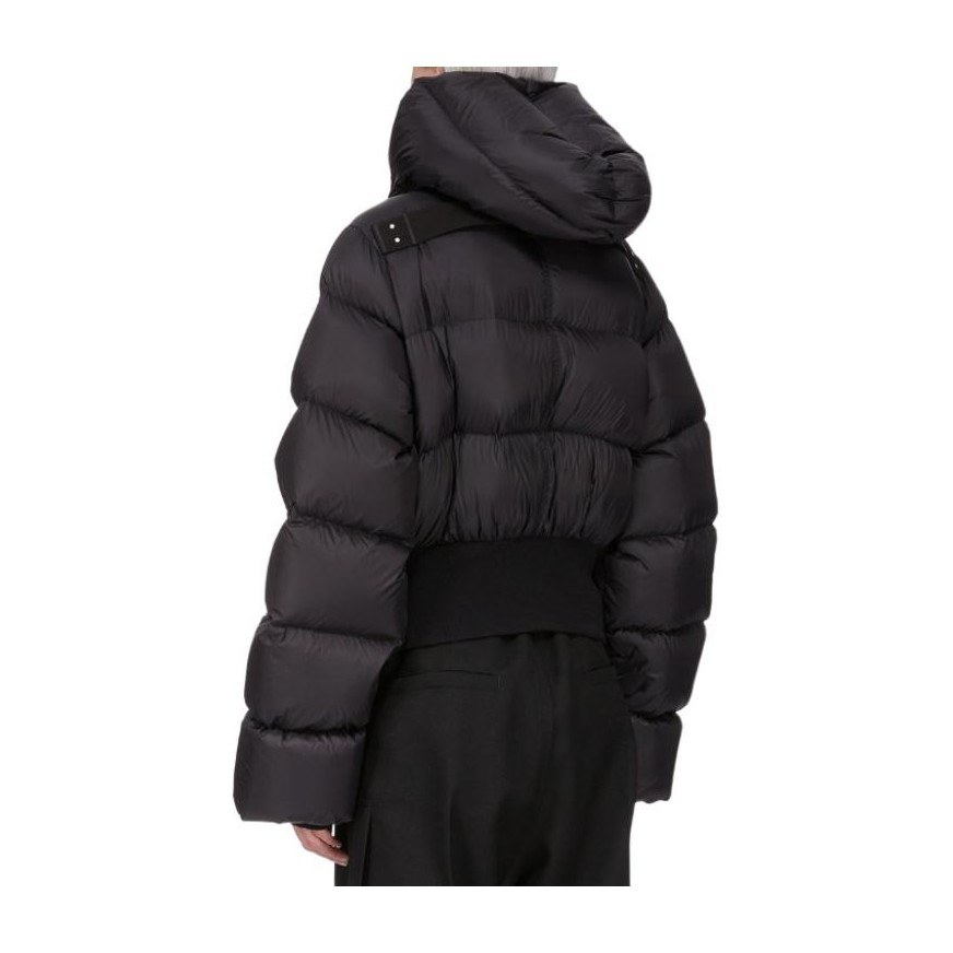 RICK OWENS RO Zip Hoodie Down Jacket Women