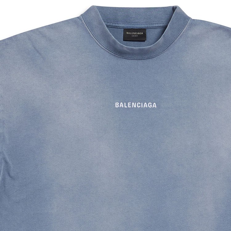 Balenciaga FW23 Blue White Tee