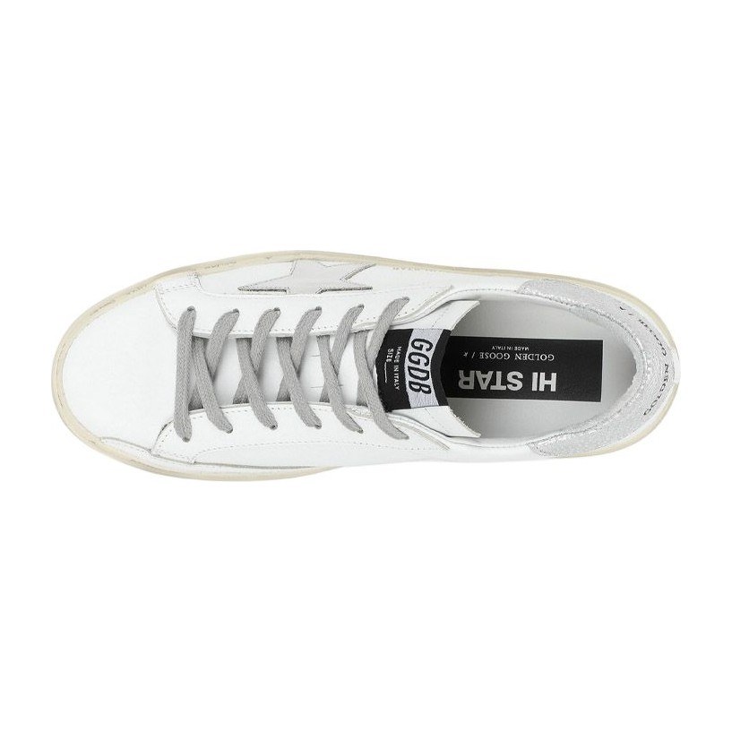 Golden Goose Hi Star Silver Tail