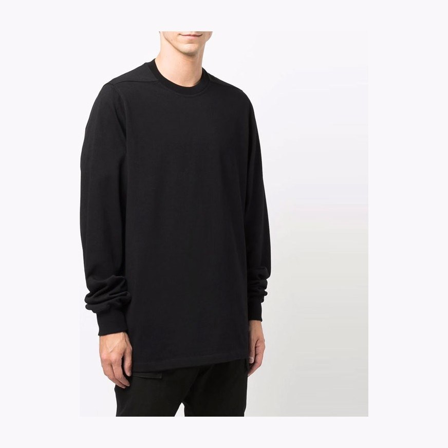 Rick Owens FW21 Black Pullover Sweatshirt