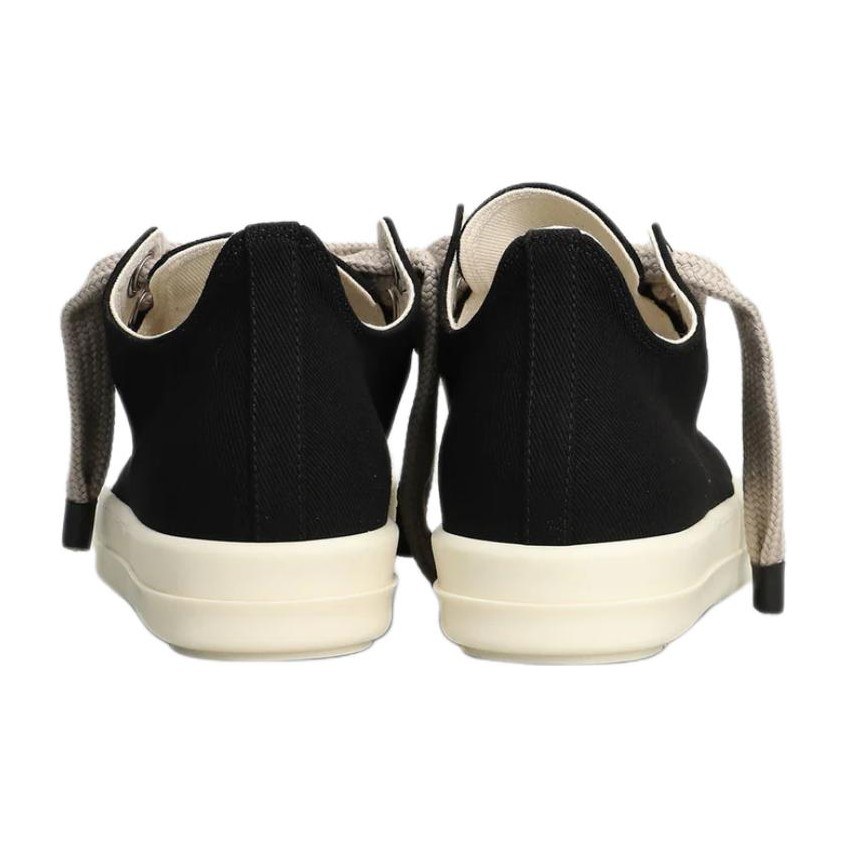 Rick Owens DRKSHDW Low Canvas Sneakers Black