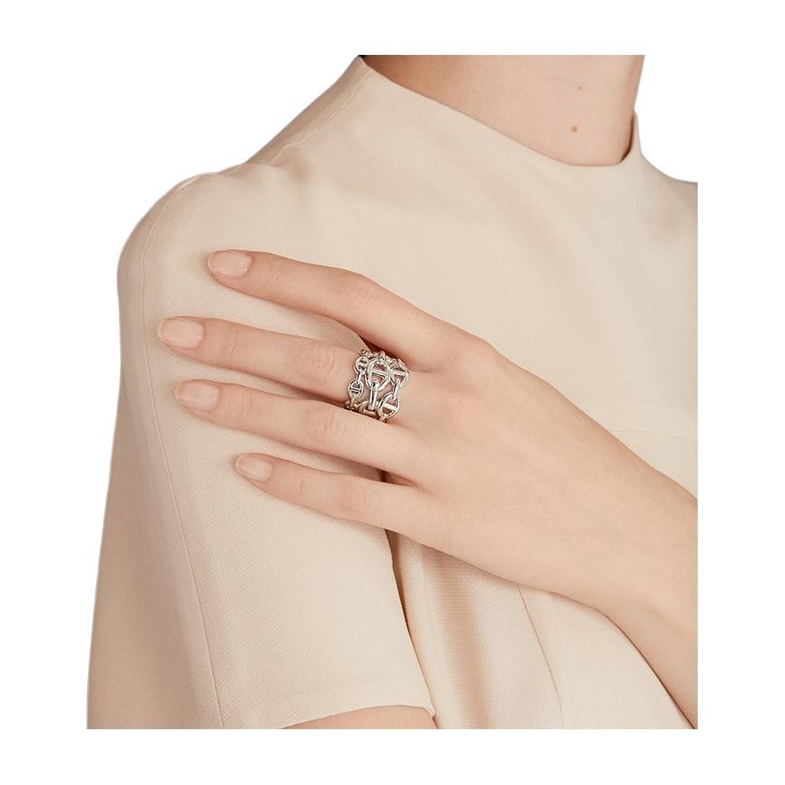 Hermes 925 Silver Ring