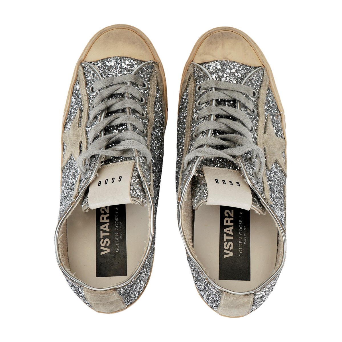 Golden Goose V-Star Silver
