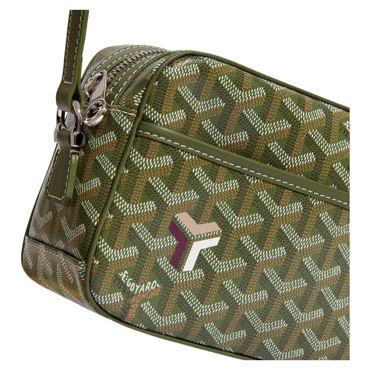 GOYARD Cap-Vert Messenger Bag Small Green Khaki