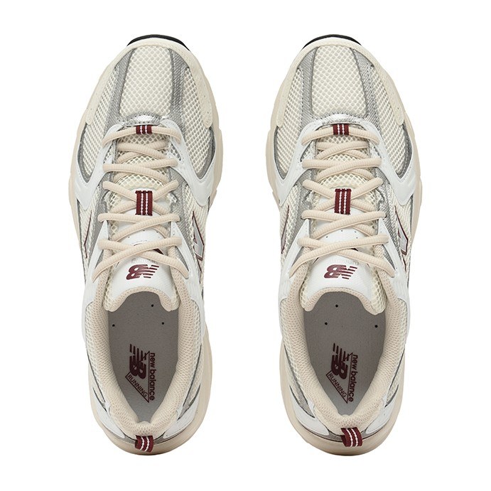 New Balance 530 White Silver Red