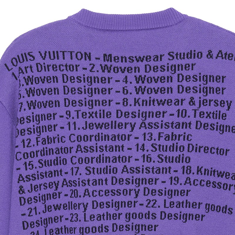 Louis Vuitton FW22 Cartoon Logo Sweater