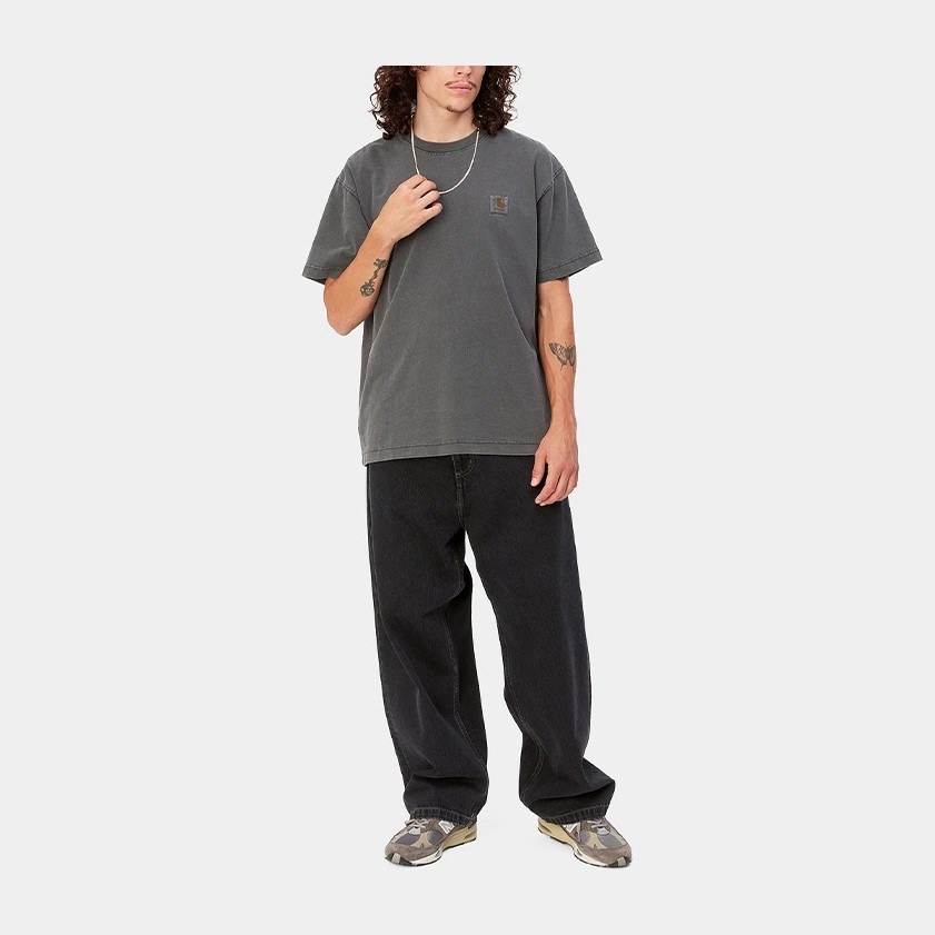 Carhartt WIP Garment-Dyed Tee Charcoal