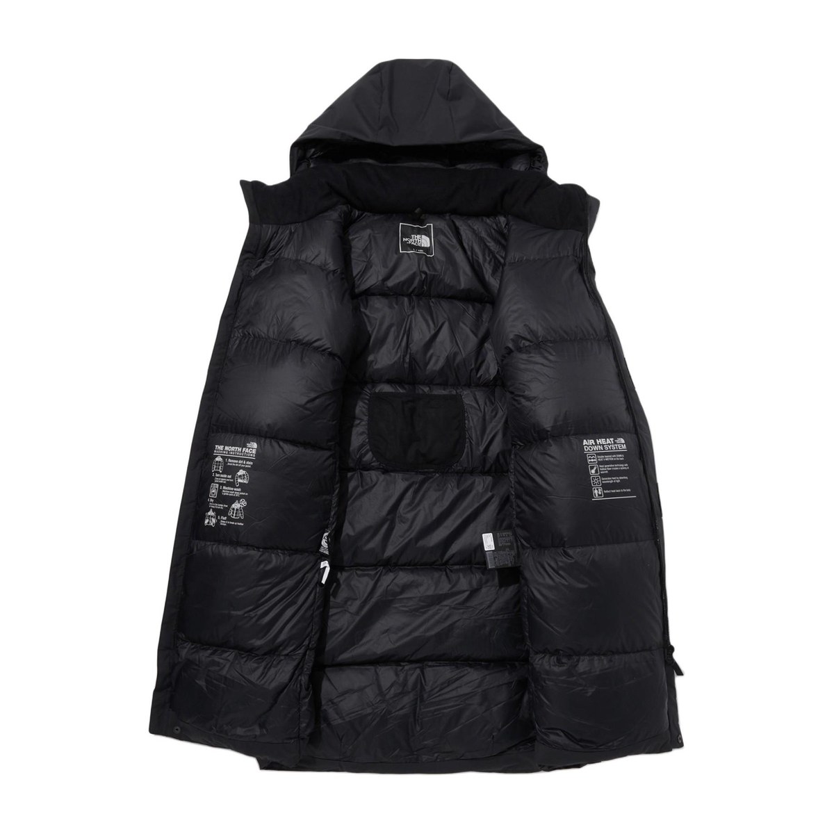 The North Face Logo Print Zip Jacket Black