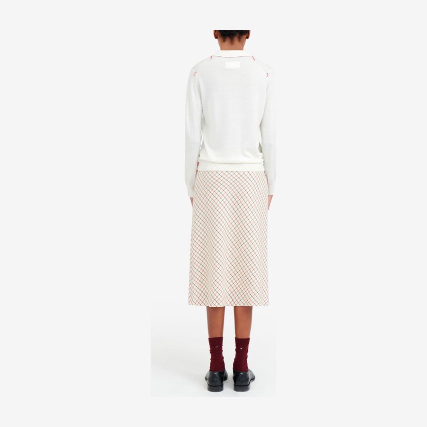 Maison Margiela FW21 Crewneck Wool Sweater White