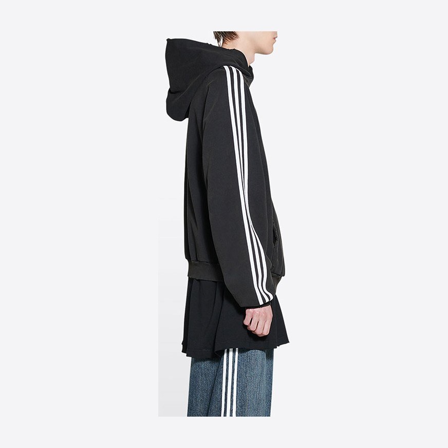 Balenciaga x adidas Logo Hoodie Black
